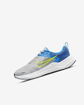 Nike Downshifter 12 Grises Azules Grises Azul Marino Grises | MX 4693